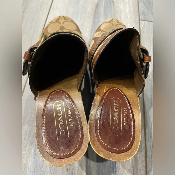 ***Coach Mules FLAWED - Picture 3 of 6